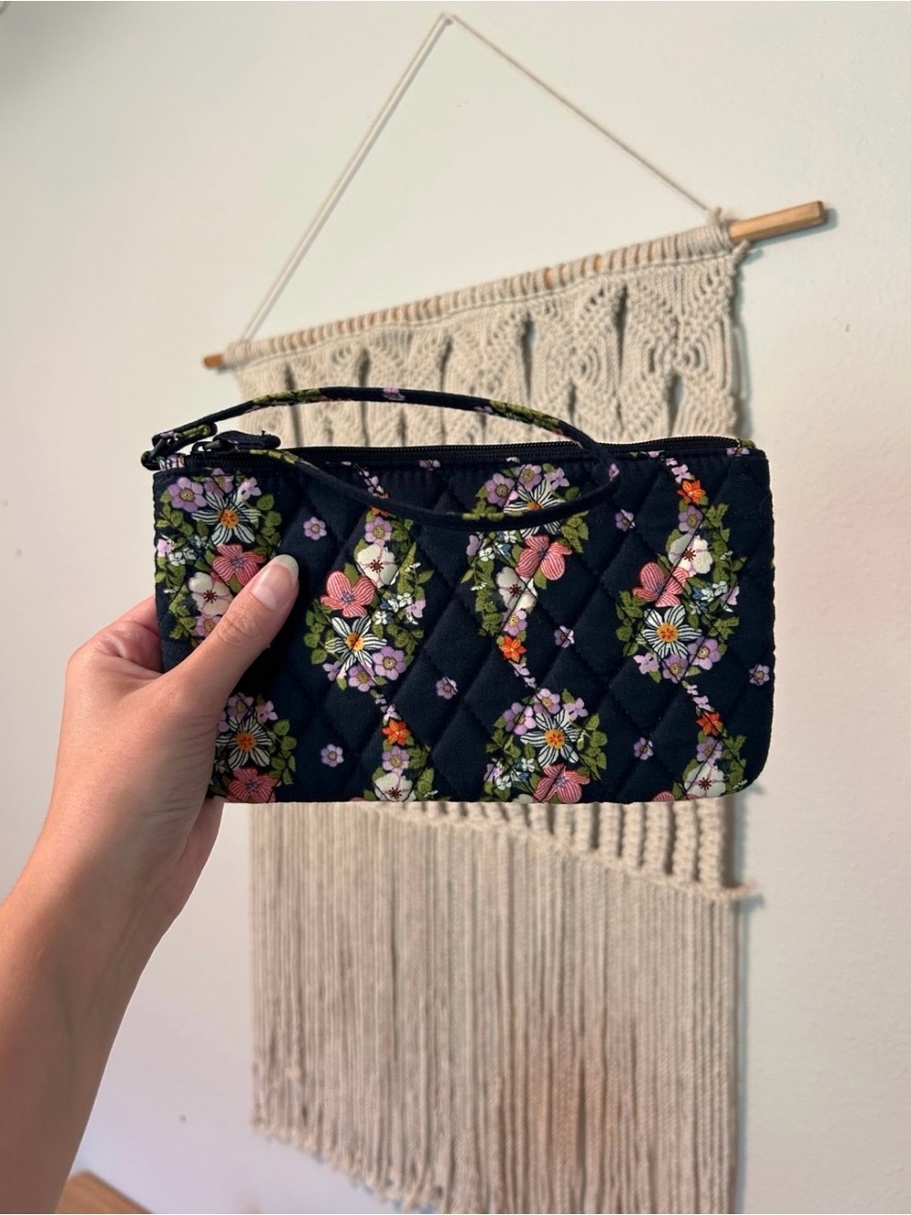 Vera Bradley Outlet Zip Wristlet in Paisley Rain